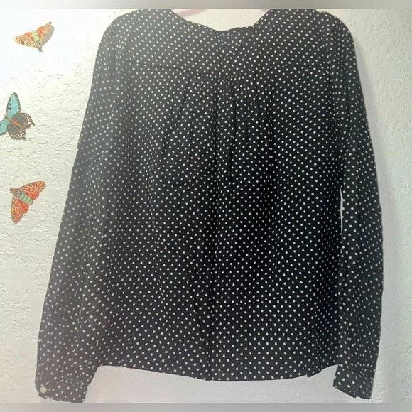 Women's Gap Long Sleeve Blouse w/ Star Design - Picture 6 of 9